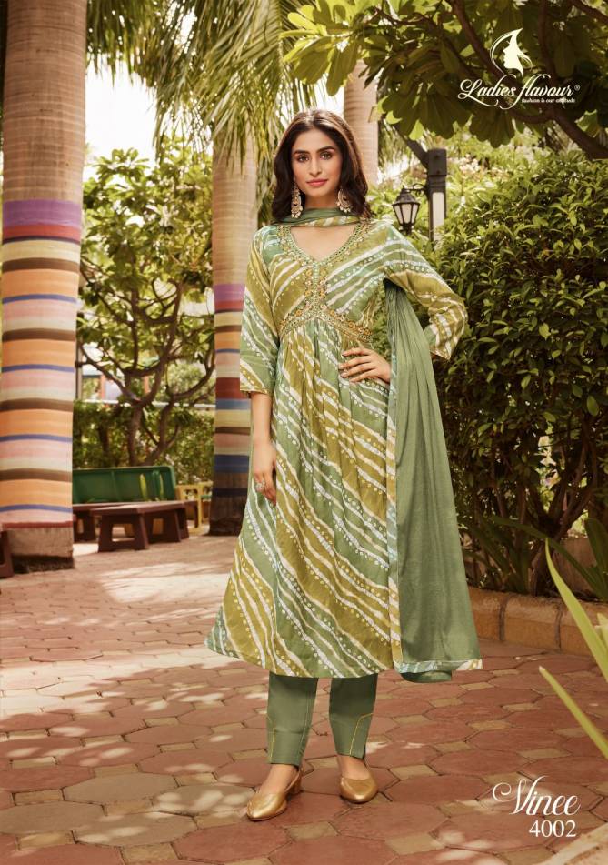 Vinee By Ladies Flavour Embroidery Readymade Suits